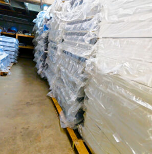 Mattresses in Discount Sales Outlet's warehouse